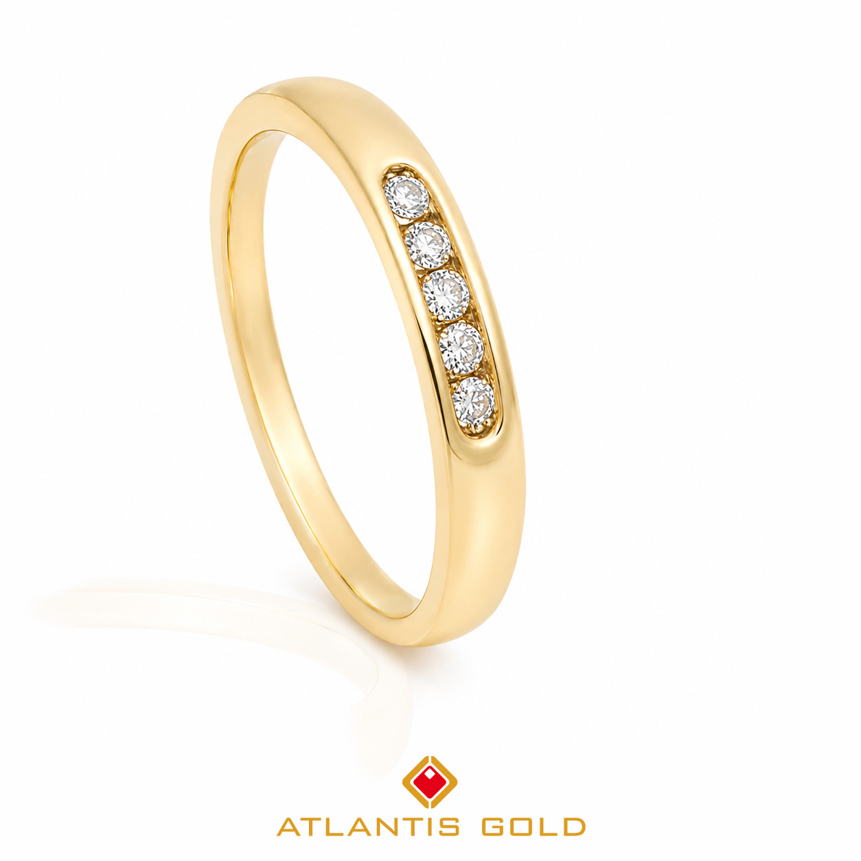 Inel Vega - Diamante, Aur galben 14K