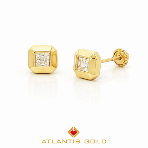 Cercei cu filet Althea din aur de 14k