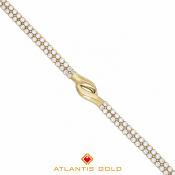 Brățară Golden Embrace din Aur de 14K
