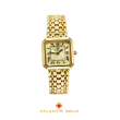 Ceas dama din aur 18k accesorizat cu 4 diamante