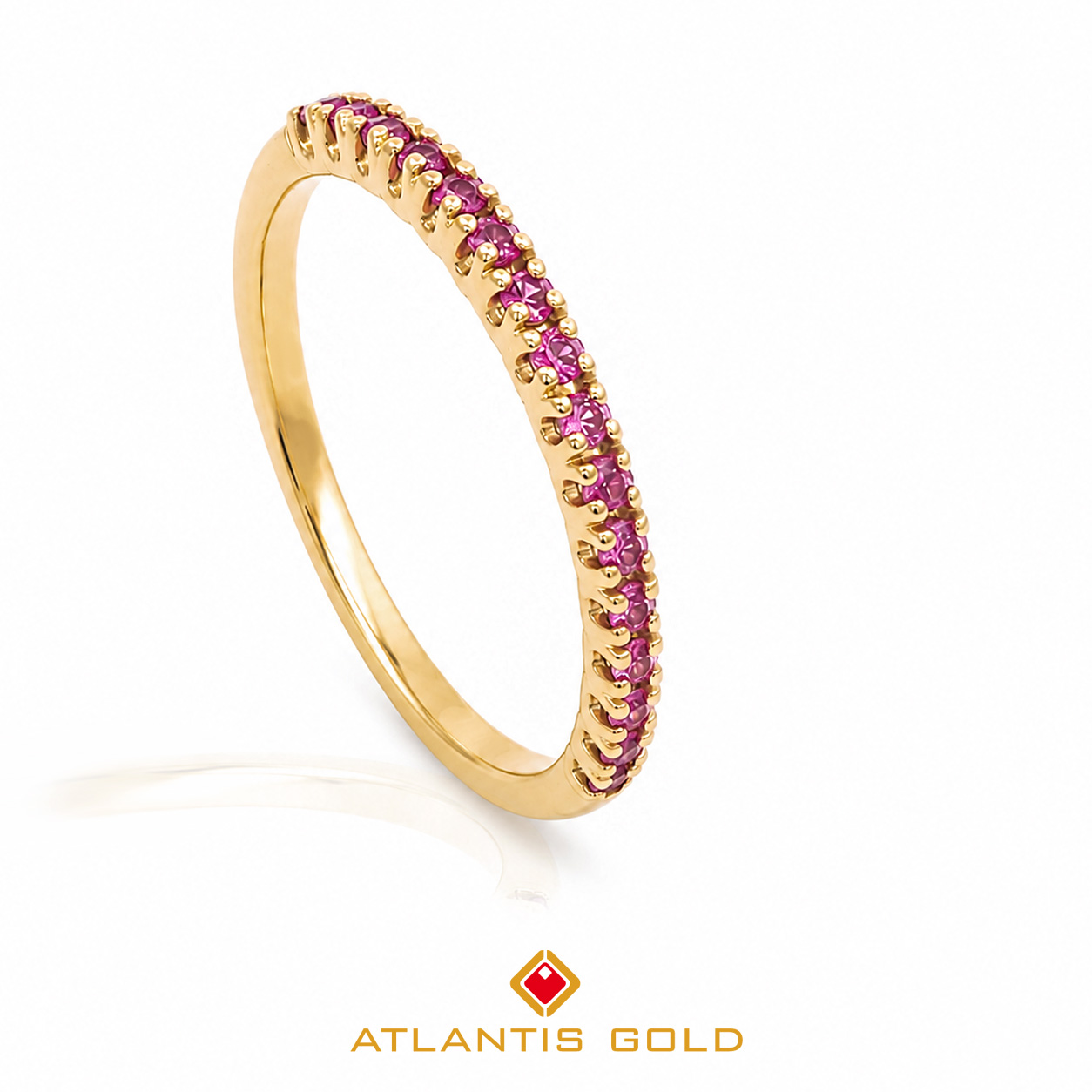 Inel Rosalie - Safire, Aur galben 18K